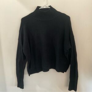 Free People Classic Black Cowl Neck Sweater